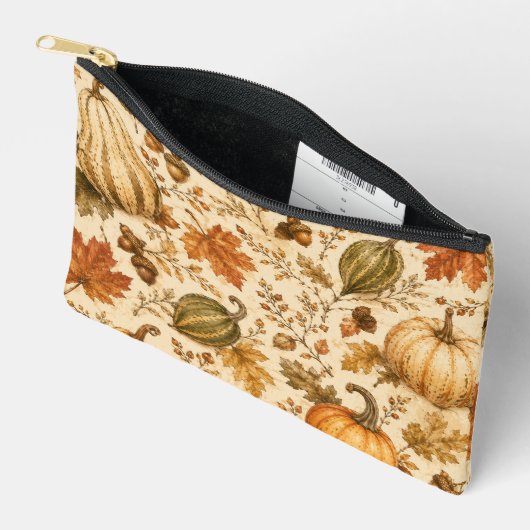 Herfstpatroon met pompoen en kalebassen etui (Open)