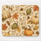 Herfstpatroon met pompoen en kalebassen muismat (Voorkant)
