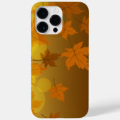 Herfstpatroon met vallende esdoornbladeren en boke Case-Mate iPhone case (Achterkant)