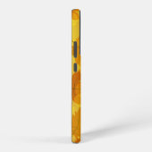 Herfstpatroon met vallende esdoornbladeren en boke samsung galaxy hoesje (Rechterkant)