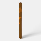 Herfstpatroon met vallende esdoornbladeren en boke samsung galaxy hoesje (Linkerkant)