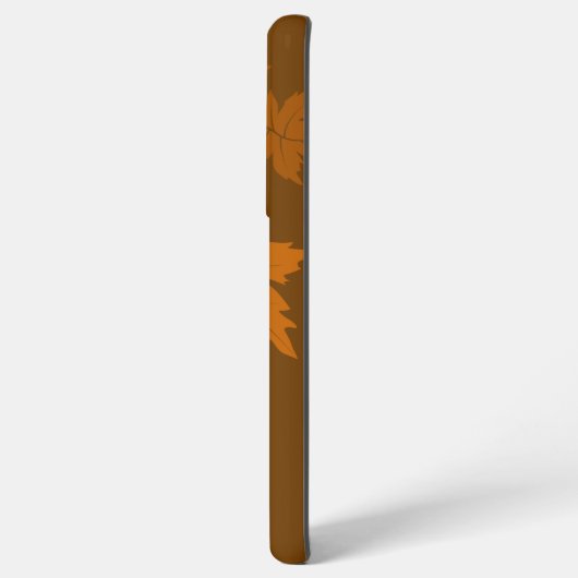 Herfstpatroon met vallende esdoornbladeren en boke samsung galaxy hoesje (Achterkant horizontaal)