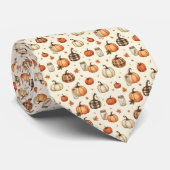 Herfstpatroon Necktie Stropdas (Opgerold)