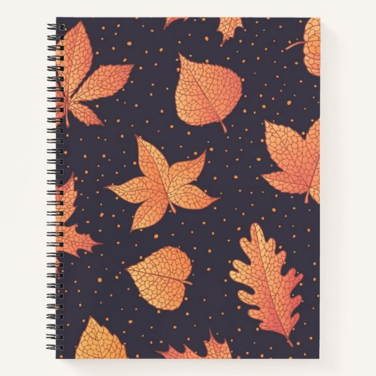 Herfstpatroon Notitieboek (Voorkant)