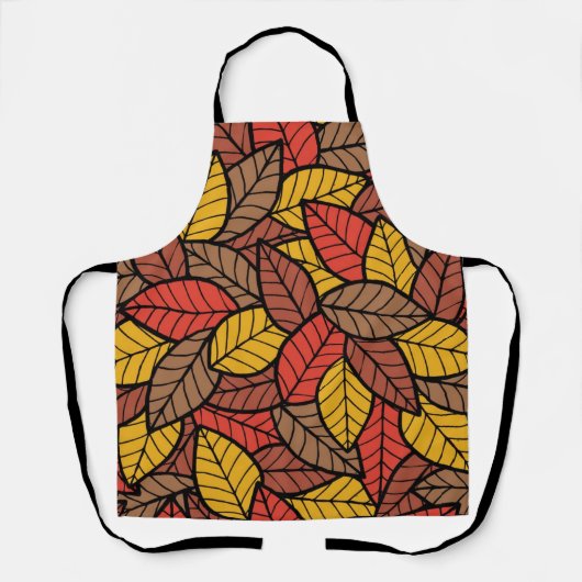 Herfstpatroon Schort (Voorkant)
