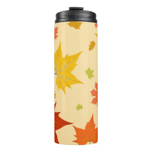 Herfstpatroon Thermosbeker (Voorkant)