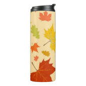 Herfstpatroon Thermosbeker (Gedraaid links)