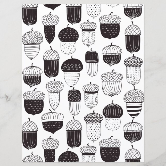 Herfstpatroon van ongebluste zuren (Voorkant)