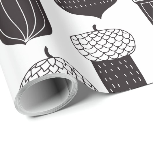 Herfstpatroon van ongebluste zuren cadeaupapier (Rol Hoek)