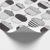 Herfstpatroon van ongebluste zuren cadeaupapier (Hoek)