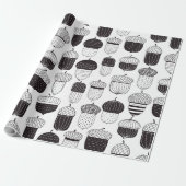 Herfstpatroon van ongebluste zuren cadeaupapier (Uitgerold)