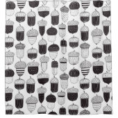 Herfstpatroon van ongebluste zuren douchegordijn (Voorkant)