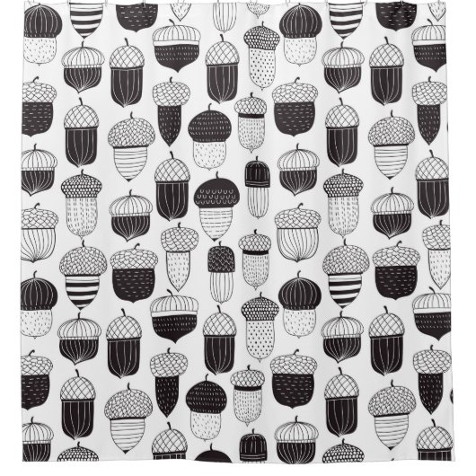 Herfstpatroon van ongebluste zuren douchegordijn (Voorkant)