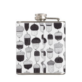 Herfstpatroon van ongebluste zuren heupfles (Achterkant)