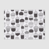 Herfstpatroon van ongebluste zuren tissuepapier (Voorkant)