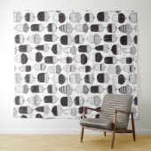 Herfstpatroon van ongebluste zuren wandkleed (In Situ (horizontaal))