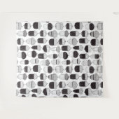 Herfstpatroon van ongebluste zuren wandkleed (Voorkant (horizontaal))