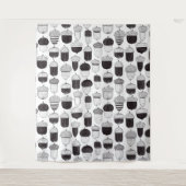 Herfstpatroon van ongebluste zuren wandkleed (Voorkant)