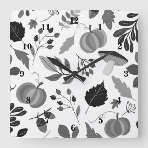 Herfstpatroon Wandklok