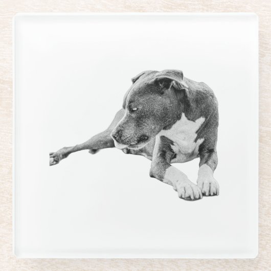 herfstpauze glazen onderzetter (Voorkant)