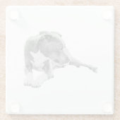 herfstpauze glazen onderzetter (Achterkant)