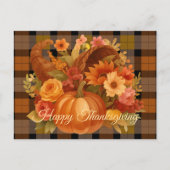 Herfstplak en hoornvliesontsteking feestdagenkaart (Voorkant)