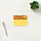Herfstplant, moderne abstracte fractal kunst blad post-it® notes (Kantoor)