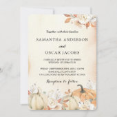 Herfstpomp met Bloemen in Landelijke Stijl Kaart (Voorkant)