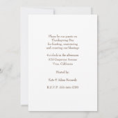 Herfstpompoen & bessen "Verzamel en geef Bedankt" Kaart (Achterkant)