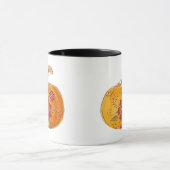 Herfstpompoen met bloemen mok (Midden)