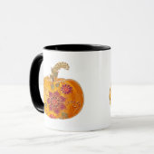 Herfstpompoen met bloemen mok (Voorkant links)