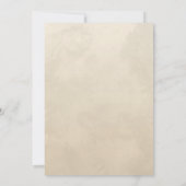 Herfstpompoen minimalistische bruiloft kaart (Achterkant)