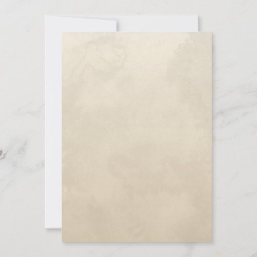 Herfstpompoen minimalistische bruiloft kaart (Achterkant)