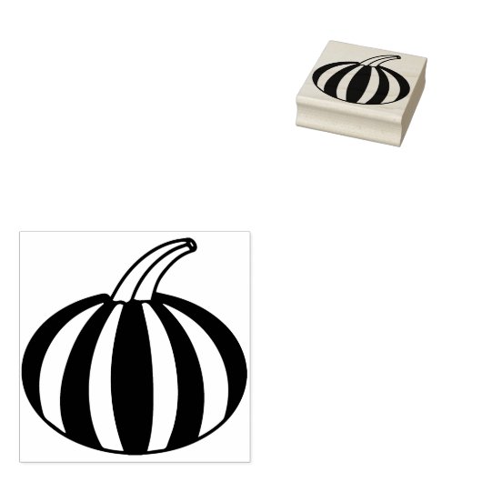 herfstpompoen rubberstempel (Gestempeld)