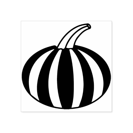 herfstpompoen rubberstempel (Afrduk)