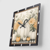 Herfstpompoenbloemenoogst Vierkante Klok (Hoek)
