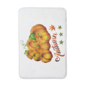 Herfstpompoenen Badmat (Voorkant Verticaal)