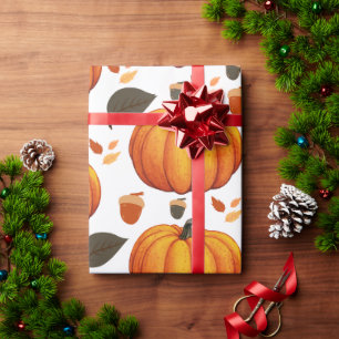 Herfstpompoenen Cadeaupapier