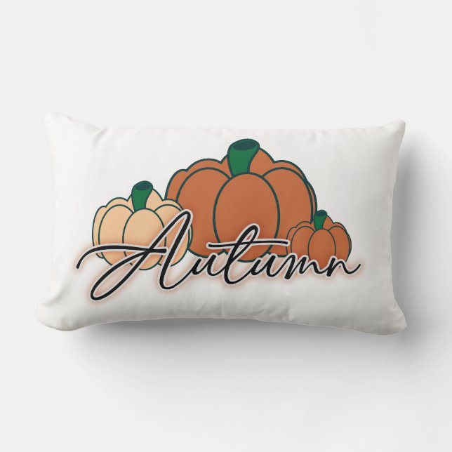 🍂 Herfstpompoenen Decoratief Kussen 🍂 (Voorkant)