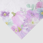 Herfstpompoenen en bloemen Herfst Decoupage Tissuepapier (Detail)