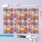 Herfstpompoenen en Bloemen Val Patroon Decoupage Tissuepapier (Craft)