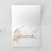 Herfstpompoenen en warme chocolademelk kaart (Binnen)