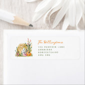 Herfstpompoenen & Hooibaal Retouradres Etiket (Insitu)