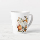 Herfstpompoenen Latte Mok (Rechterhoek)