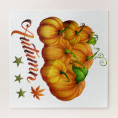 Herfstpompoenen    legpuzzel (Horizontaal)