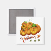 Herfstpompoenen Magneet (Voorkant / Achterkant)