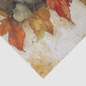 Herfstpompoenen met bladeren Decoupage Tissuepapier (Detail)