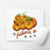 Herfstpompoenen muismat (Met muis)
