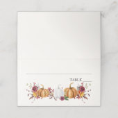 Herfstpompoenen Naam Plaatjes Plaatskaartje (Buitenkant ongevouwen)