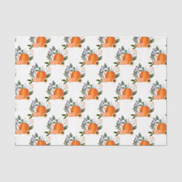Herfstpompoenen (Ontwerp 43 Geel/Oranje Serie) Tissuepapier